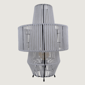 korthoni white weave lamp