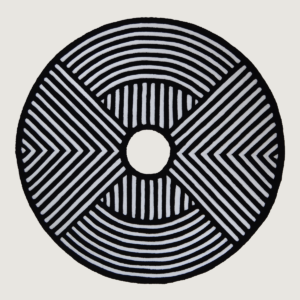 mixali zulu shield tufted rug